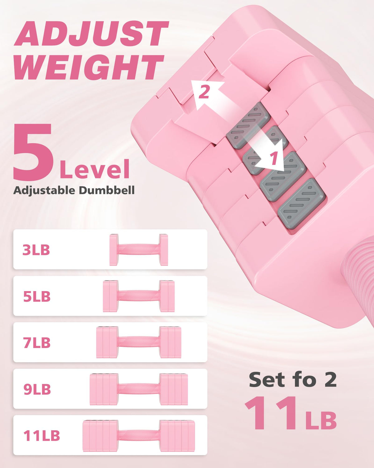 Adjustable Dumbbell Set of 2 P38320