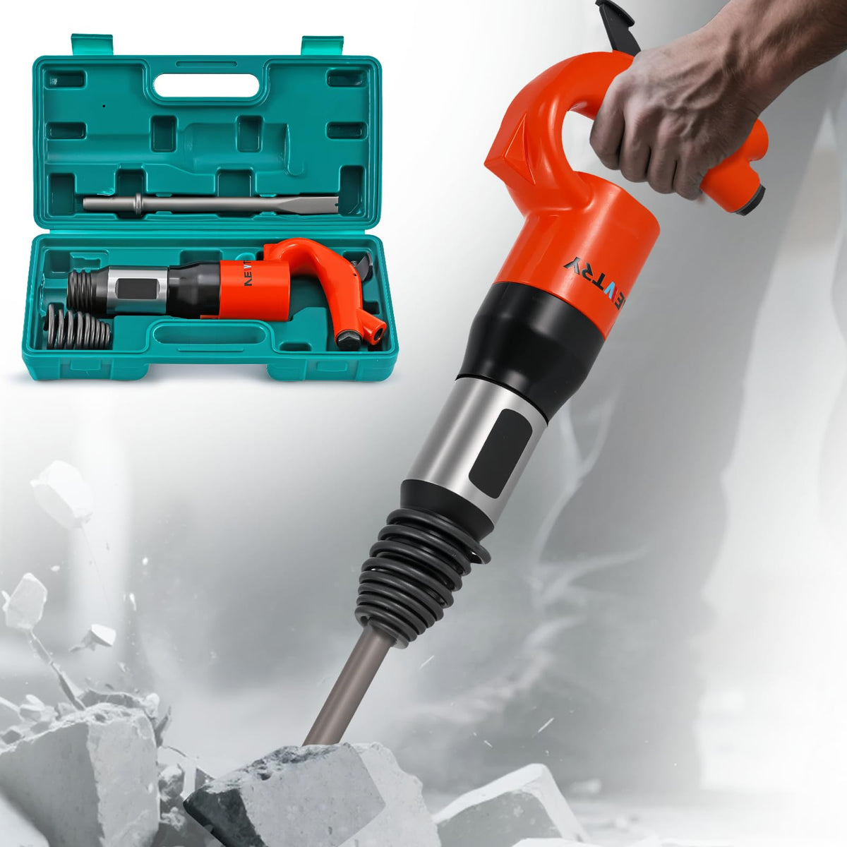 Air Chisel Hammer Pneumatic Shovel with Chisel Bit Y511