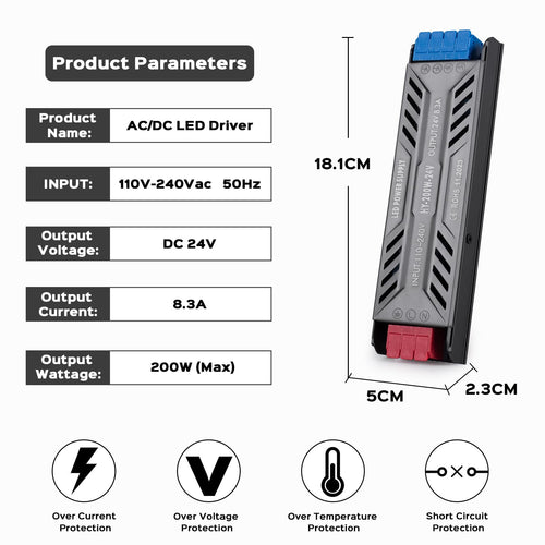 200W 24V LED Power Supply Transformer Y386777