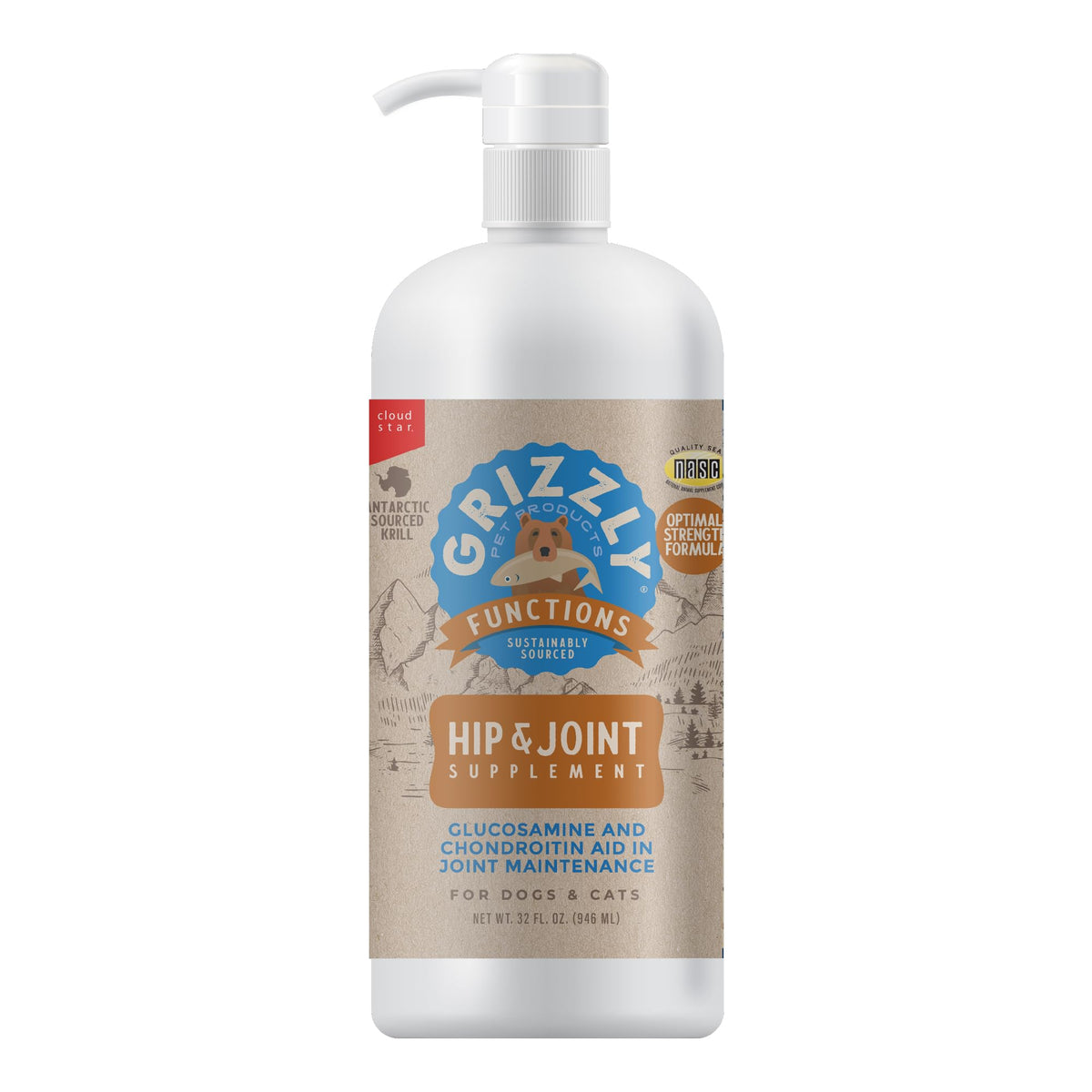 Joint Health Supplement for Dogs and Cats, 32 Ounce M819686