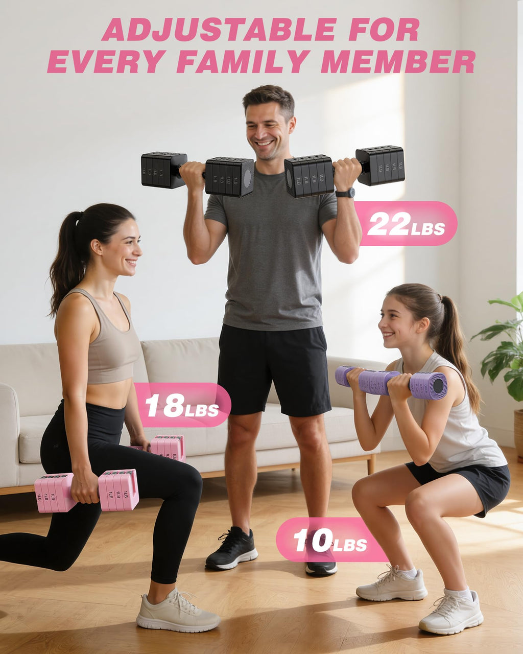 Adjustable Dumbbell Set of 2 P38320