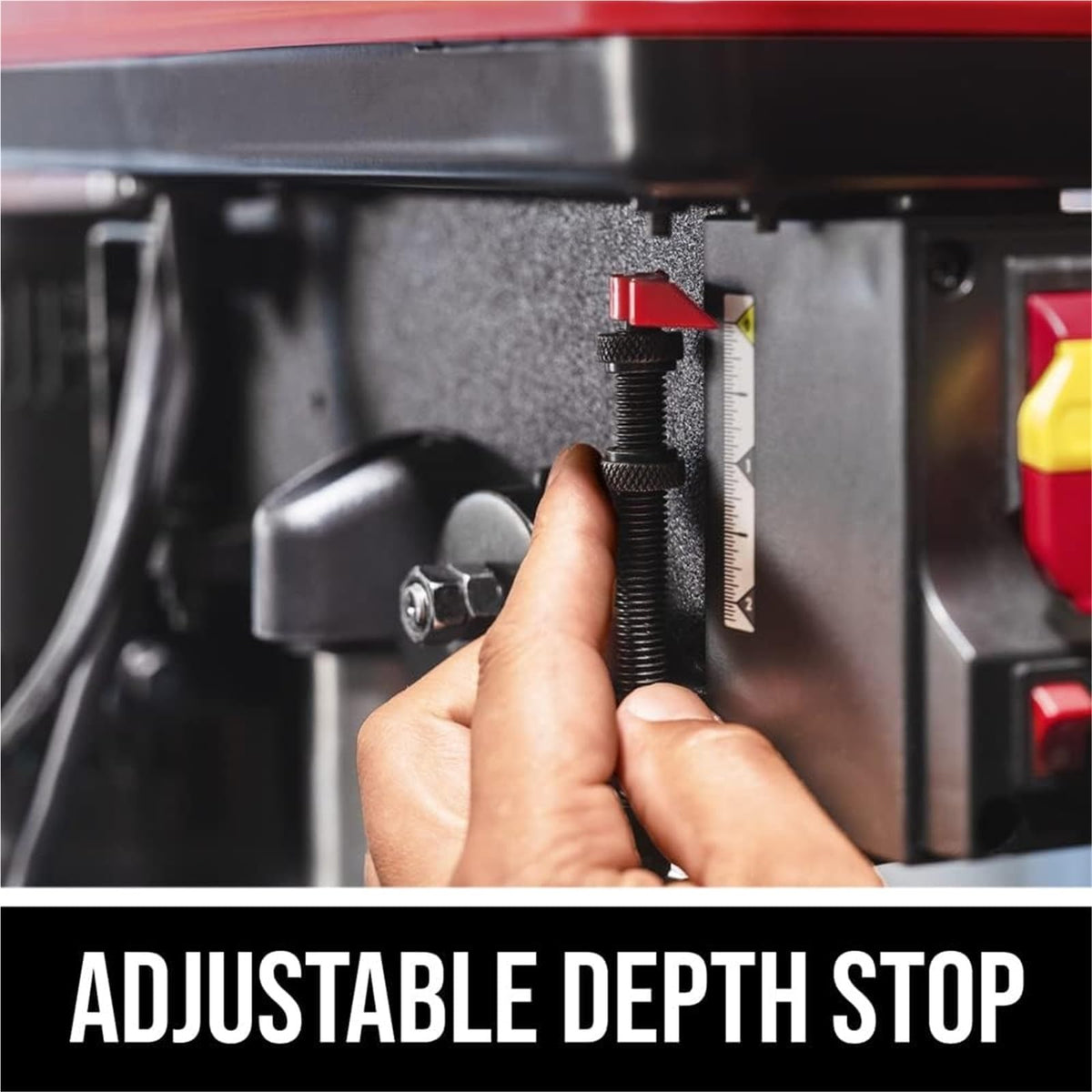 6.2 Amp 10 In. 5-Speed Benchtop Drill Press with Work Light E880033