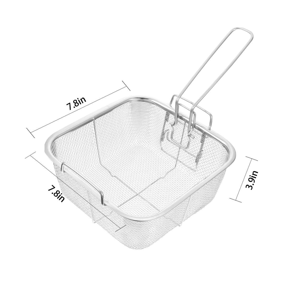 7.8 Inch Stainless Steel Deep Fry Basket B831