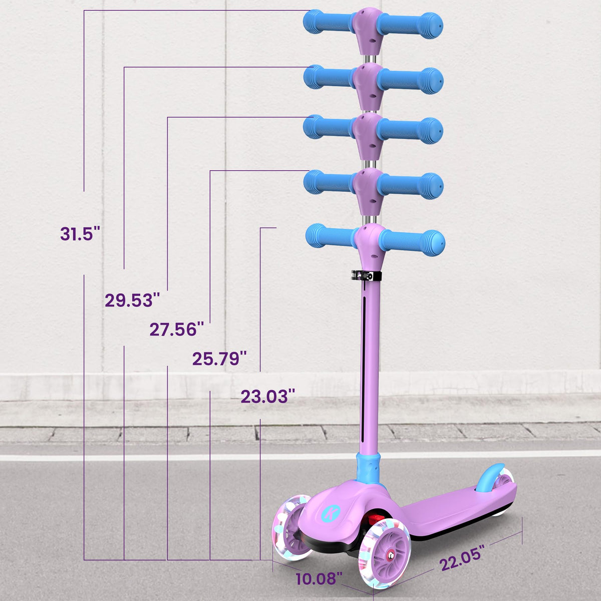 3 Wheel Foldable Kids Scooter S253762