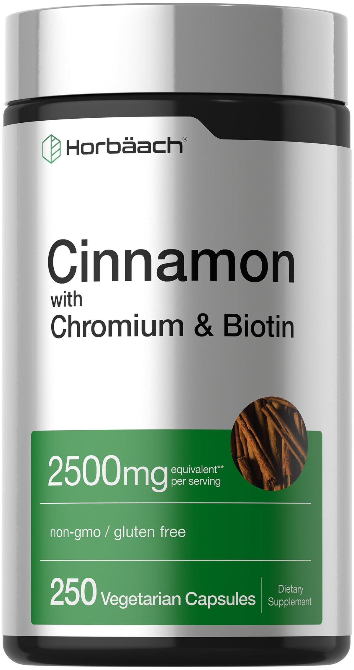 Cinnamon with Chromium & Biotin 250 Capsules W625272