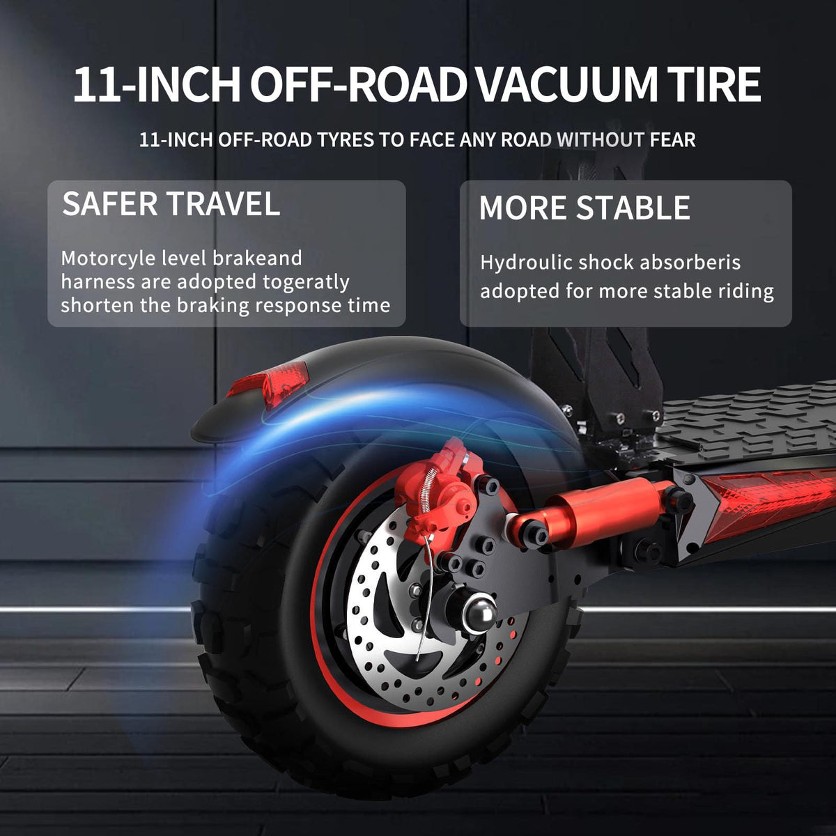 1200W 37 Mile Range 34MPH Foldable Electric Scooter with Seat Z278809