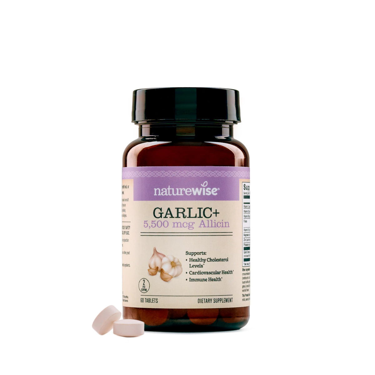 Garlic Extract 5,500 mcg Vegan Tablets 60 Count M907603