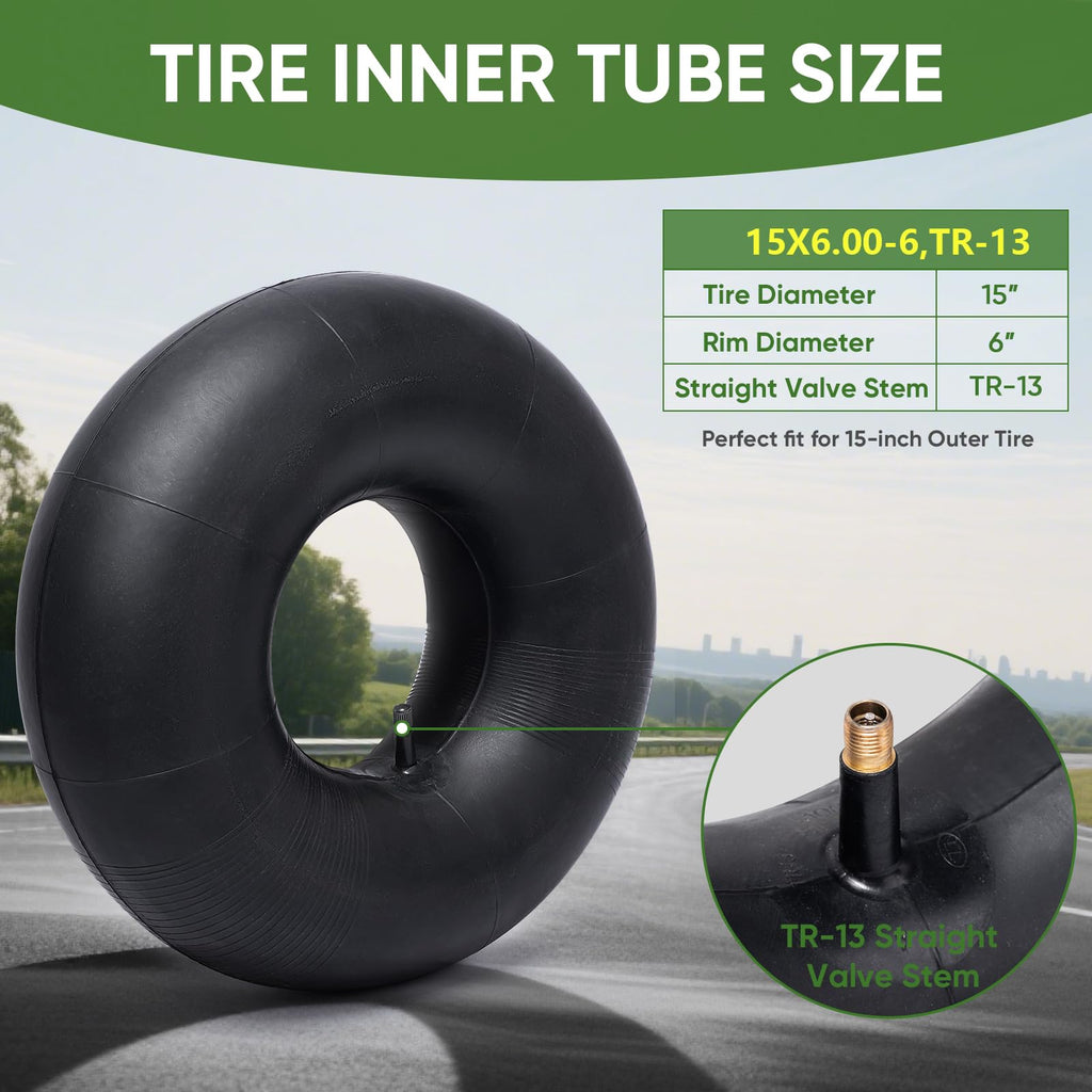 15x6.00-6nhs Lawn Mower Tires and Inner Tube W859567