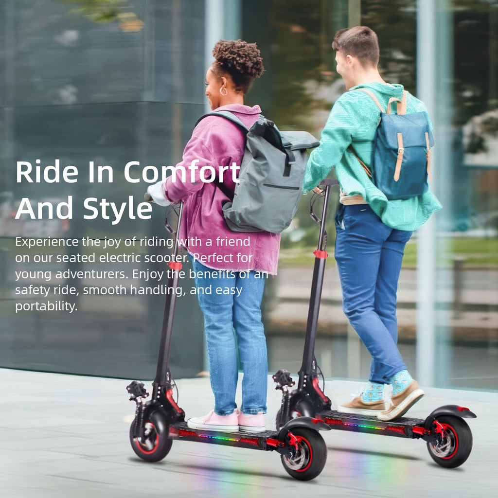 1200W 37 Mile Range 34MPH Foldable Electric Scooter with Seat Z278809