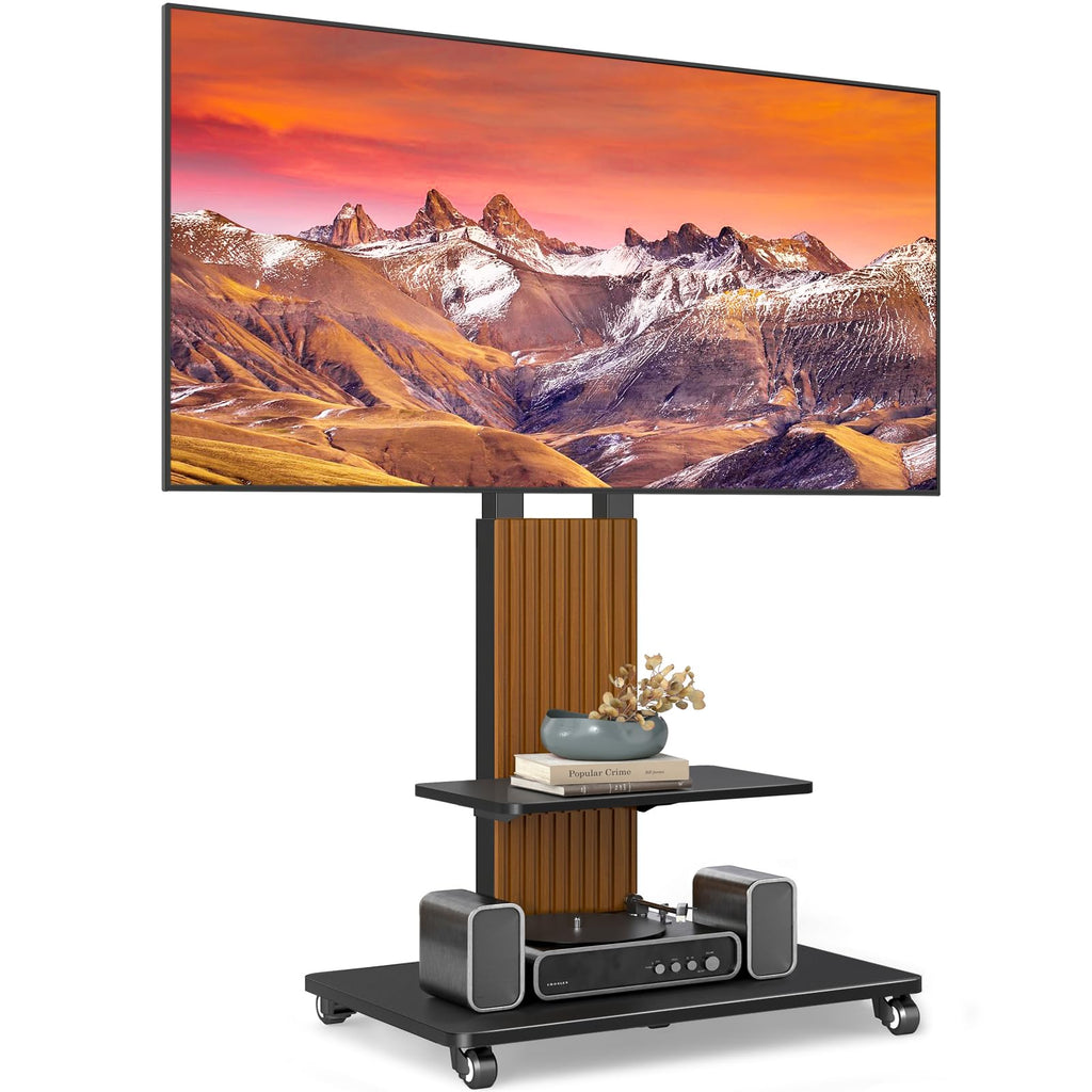 Heavy Duty Rolling TV Stand for 55-100 inch Large Screens U758283