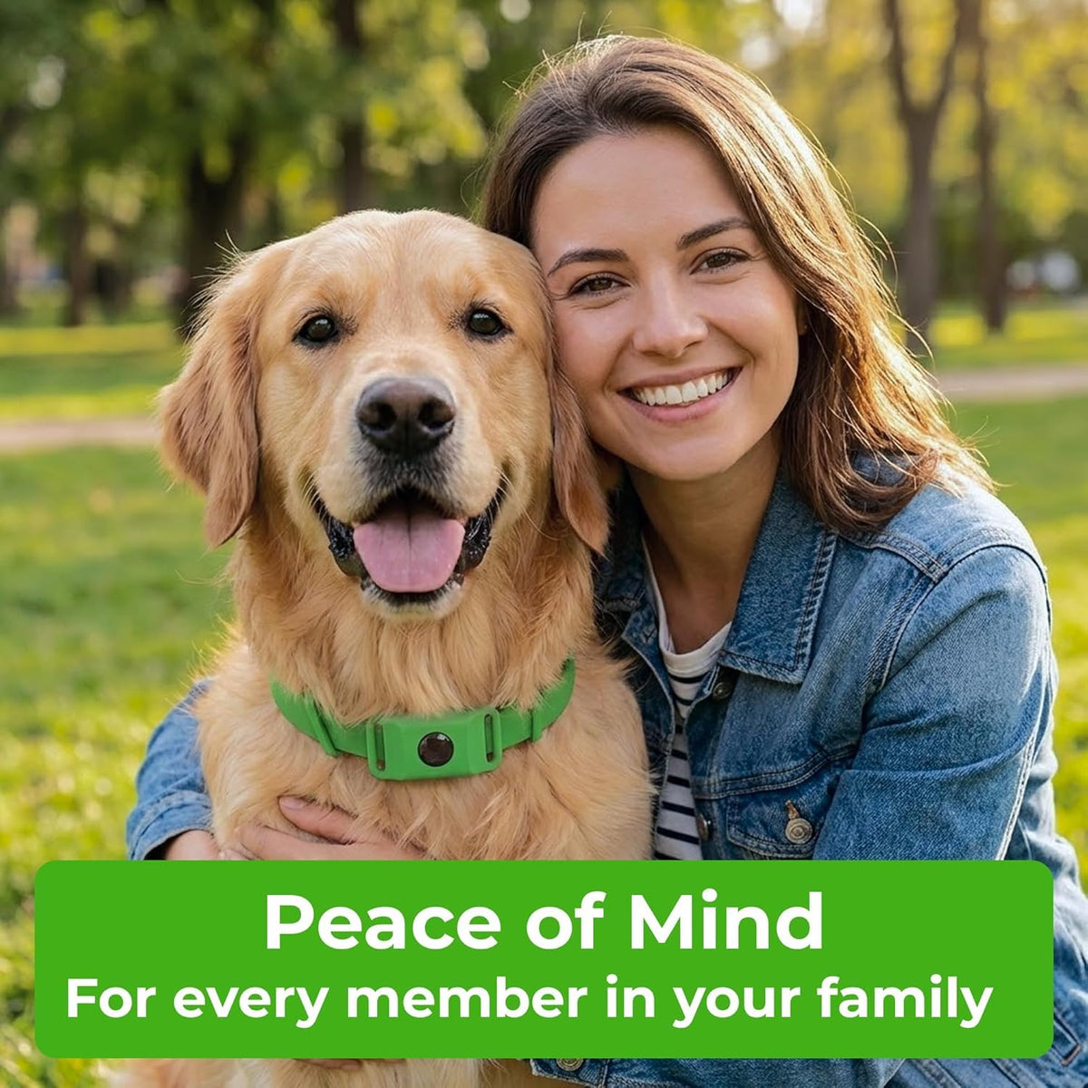 Green Dog Tag B6364