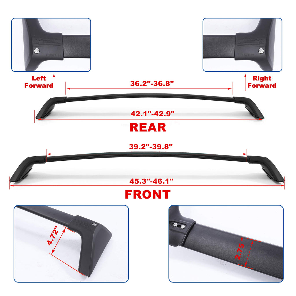 Lockable 260lbs Roof Rack Crossbar S181