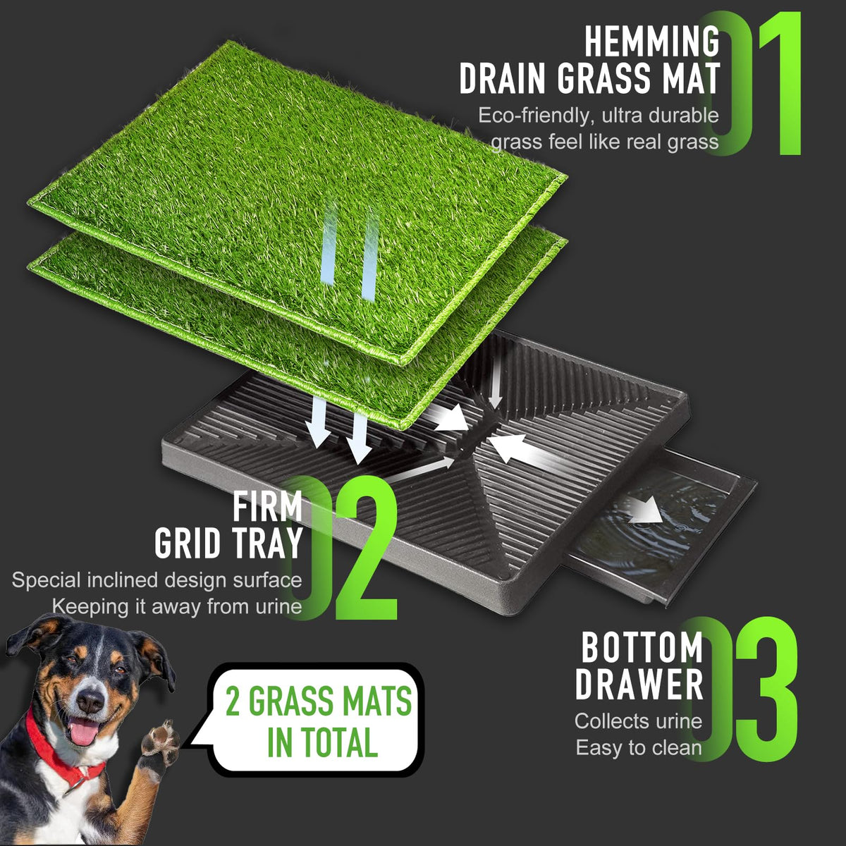 Dog Toilet Indoor Puppy Training Pad 25''x20'' E2254