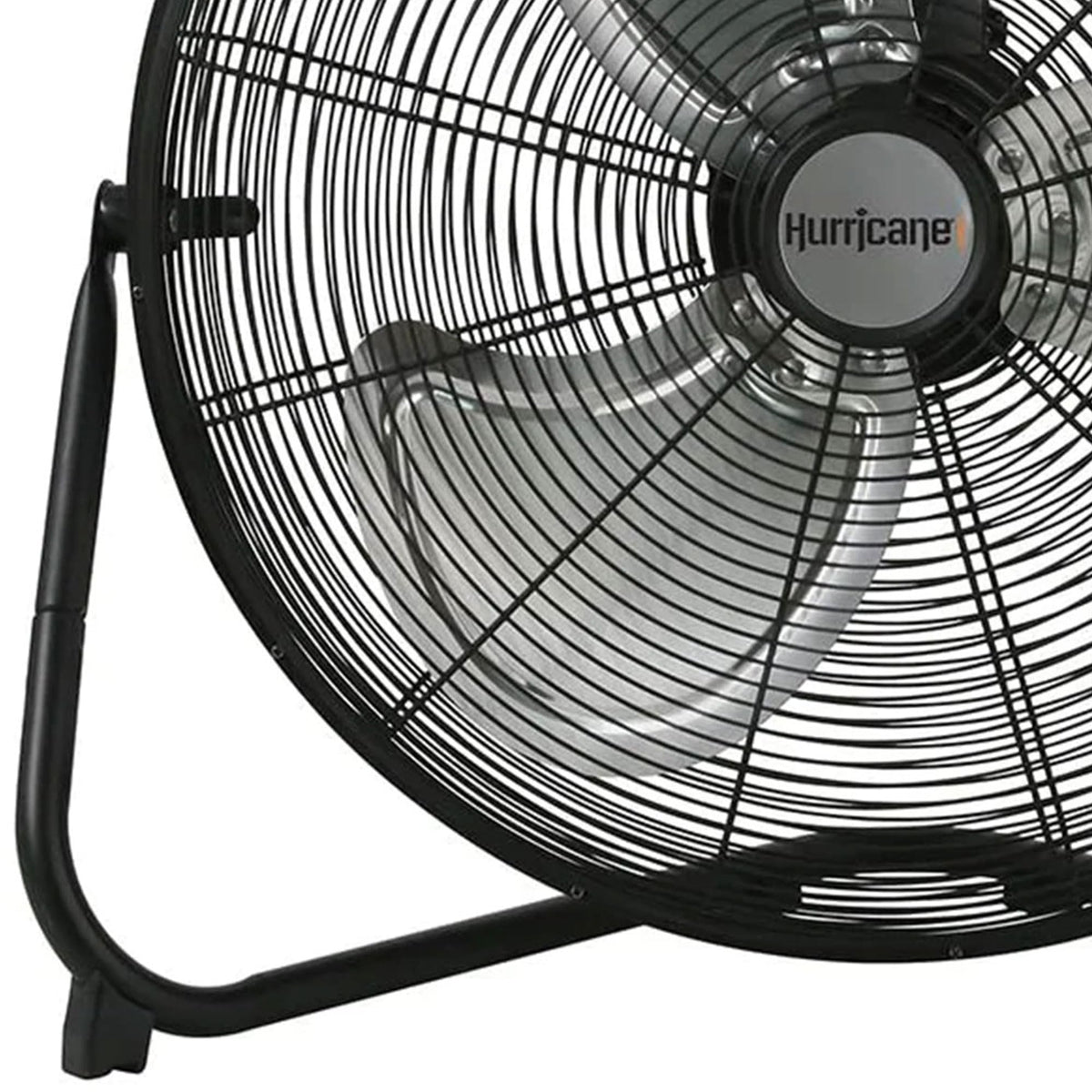 High Velocity Metal Blade Floor Fan, 3 Speeds, Black, 20in C185