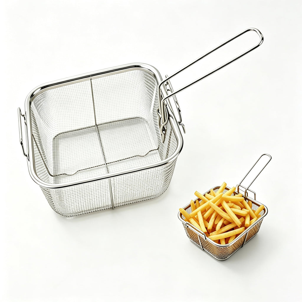 7.8 Inch Stainless Steel Deep Fry Basket B831