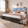 King Size Bed Frame with 4 Drawers G8970