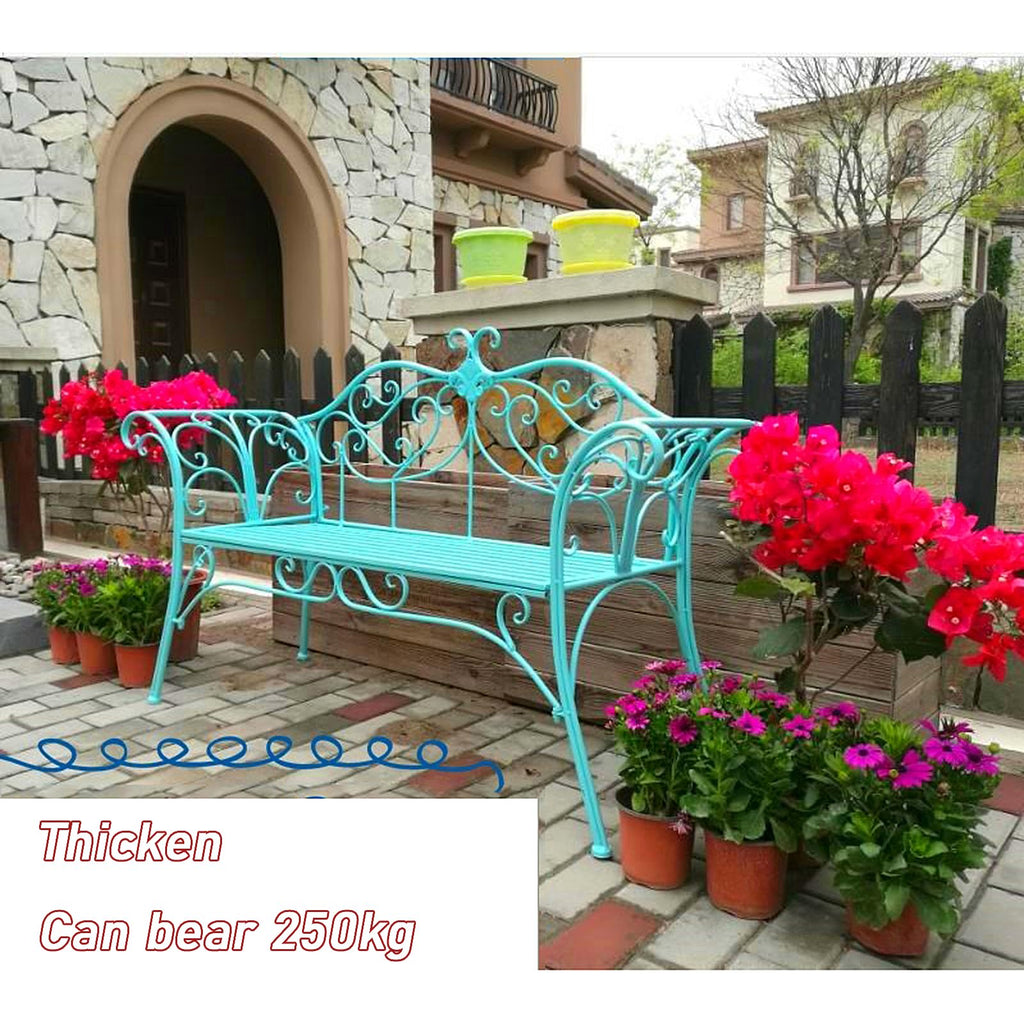 2-Seat Metal Outdoor Bench R131