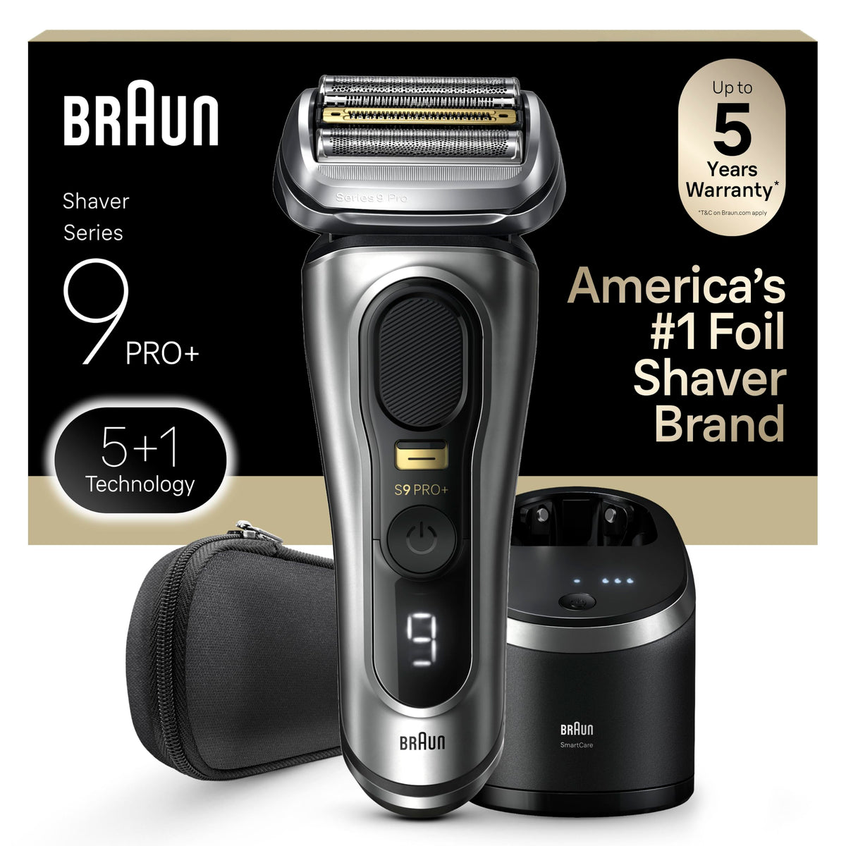 Electric Razor with 5 Shave Elements and Trimmer X259