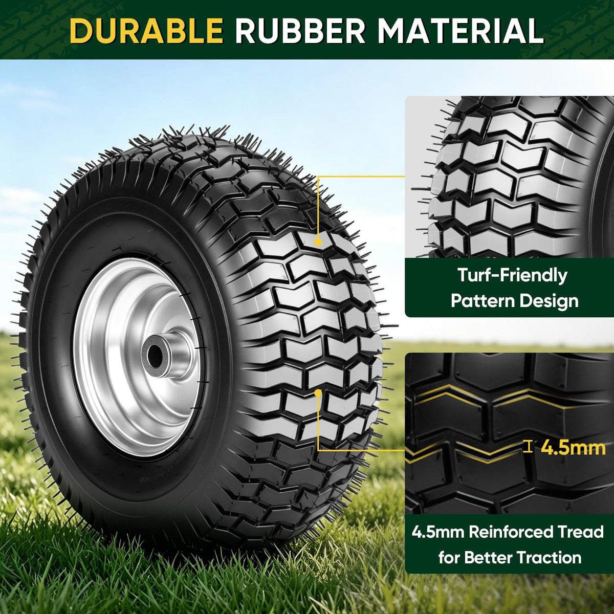 15x6.00-6nhs Lawn Mower Tires and Inner Tube W859567