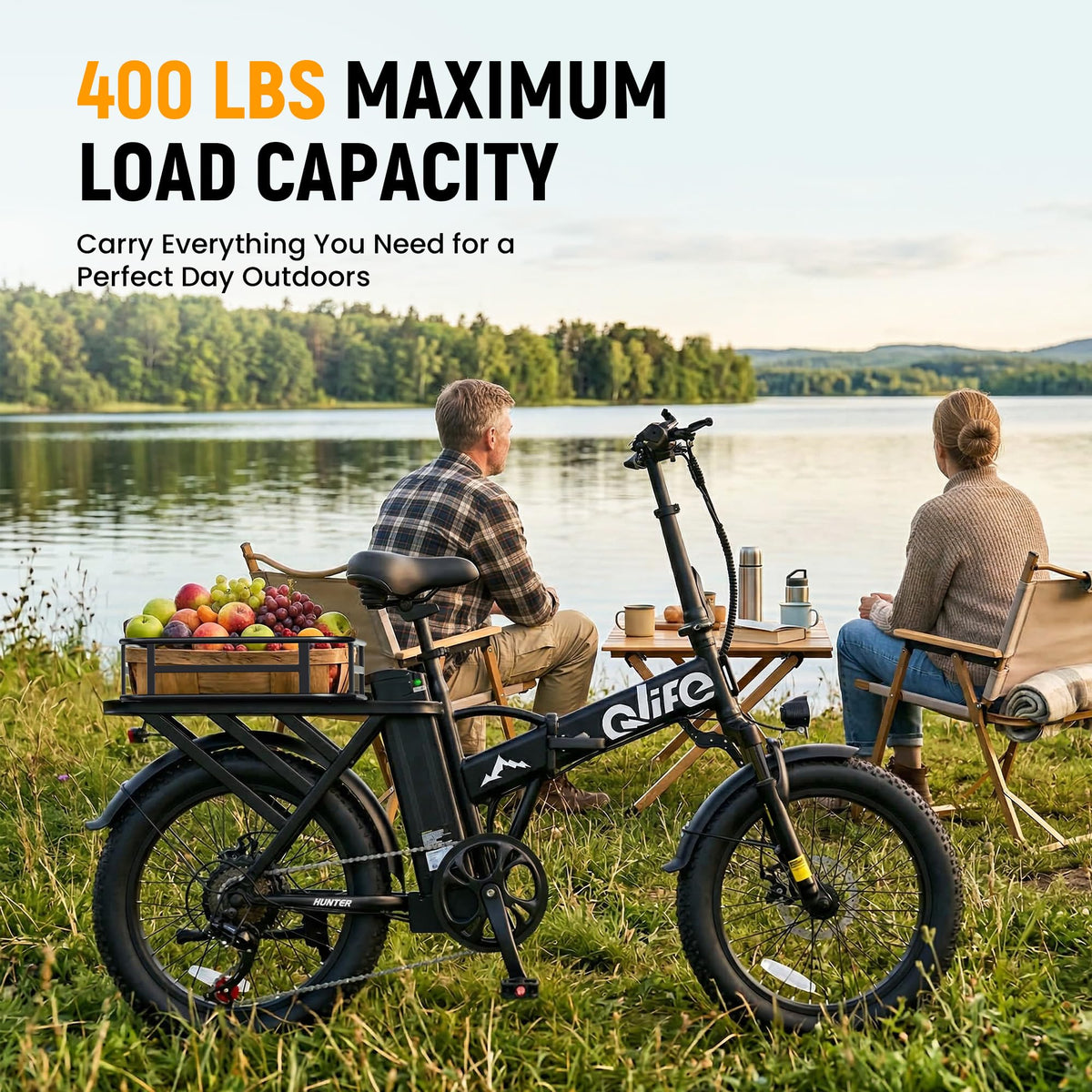 Foldable Electric Bike with 20" Fat Tires P181