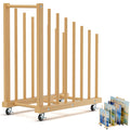 Canvas Storage Rack with Wheels and Handle Z49589