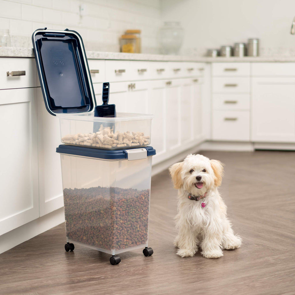 33qt + 12qt Airtight Pet Food Storage Container Combo with Scoop H534