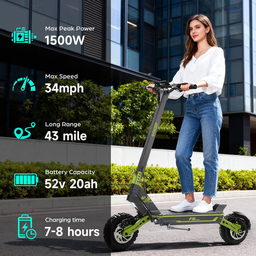 1500W 52V 20ah Electric Scooter E532169