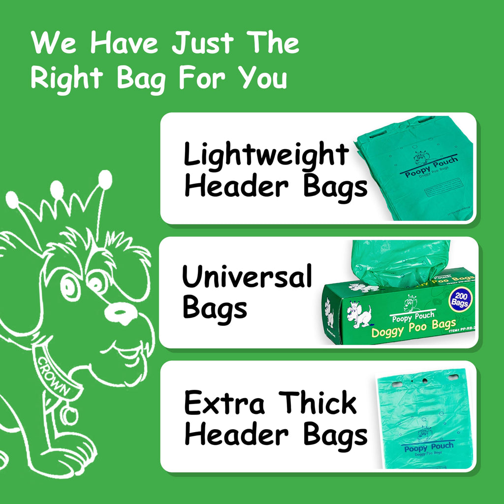 Lemon-Scented Tie-Handle Dog Poop Bags 2,000pcs W1733