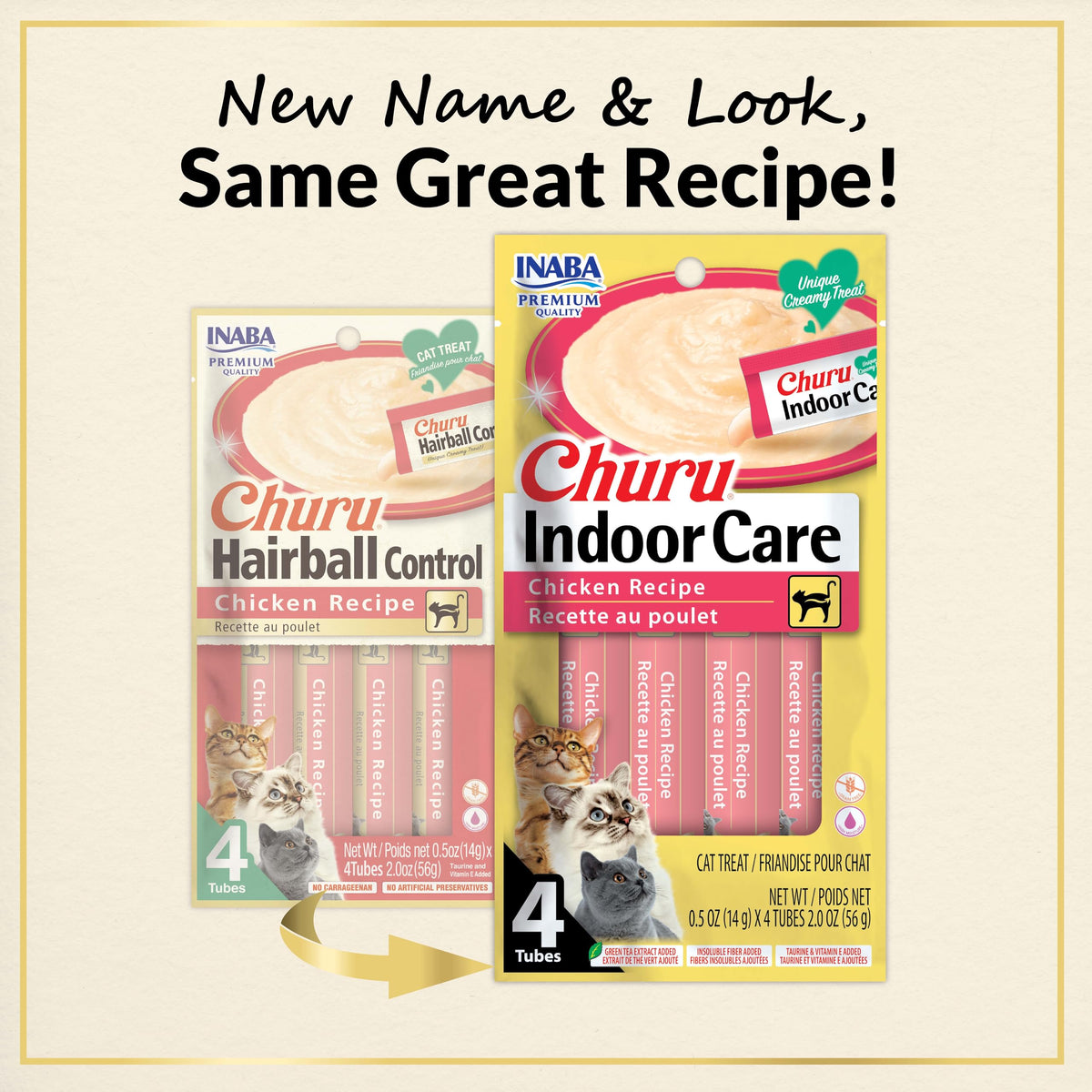 Creamy Lickable Purée Cat Treat with Taurine & Vitamin E, 0.5 oz, 4 Tubes P74978