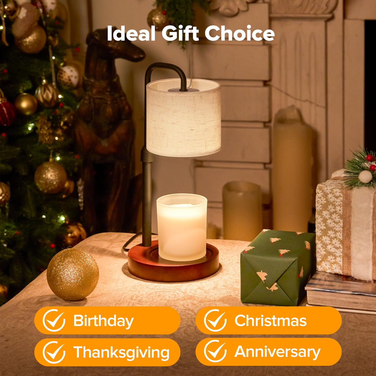 Dimmable Candle Warmer Lamp with Timer P99437