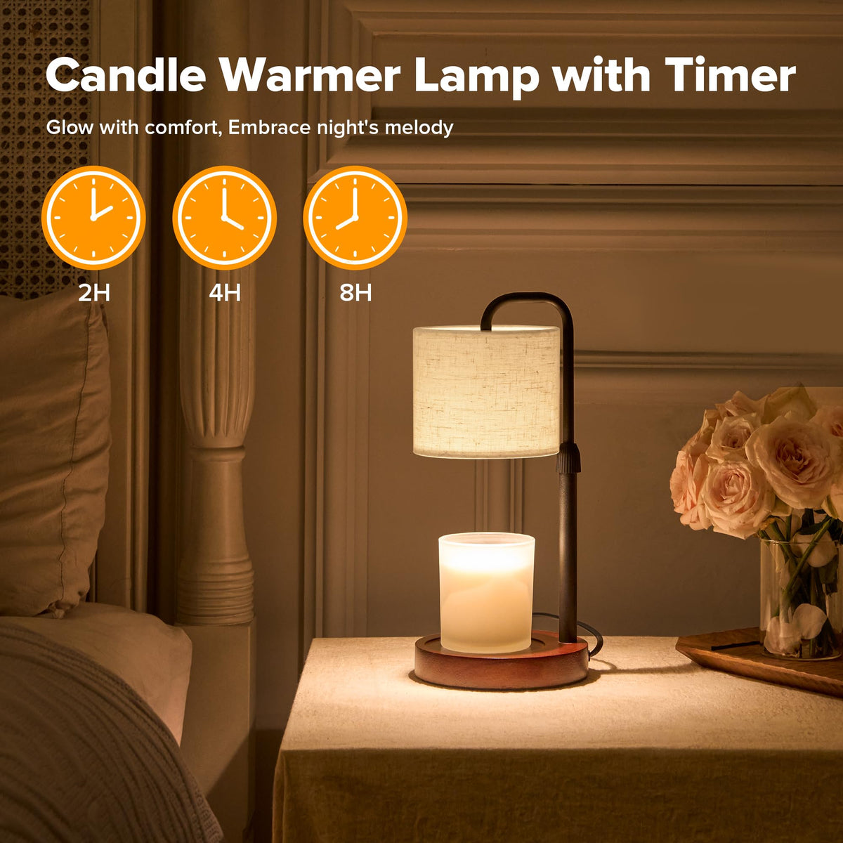 Dimmable Candle Warmer Lamp with Timer P99437