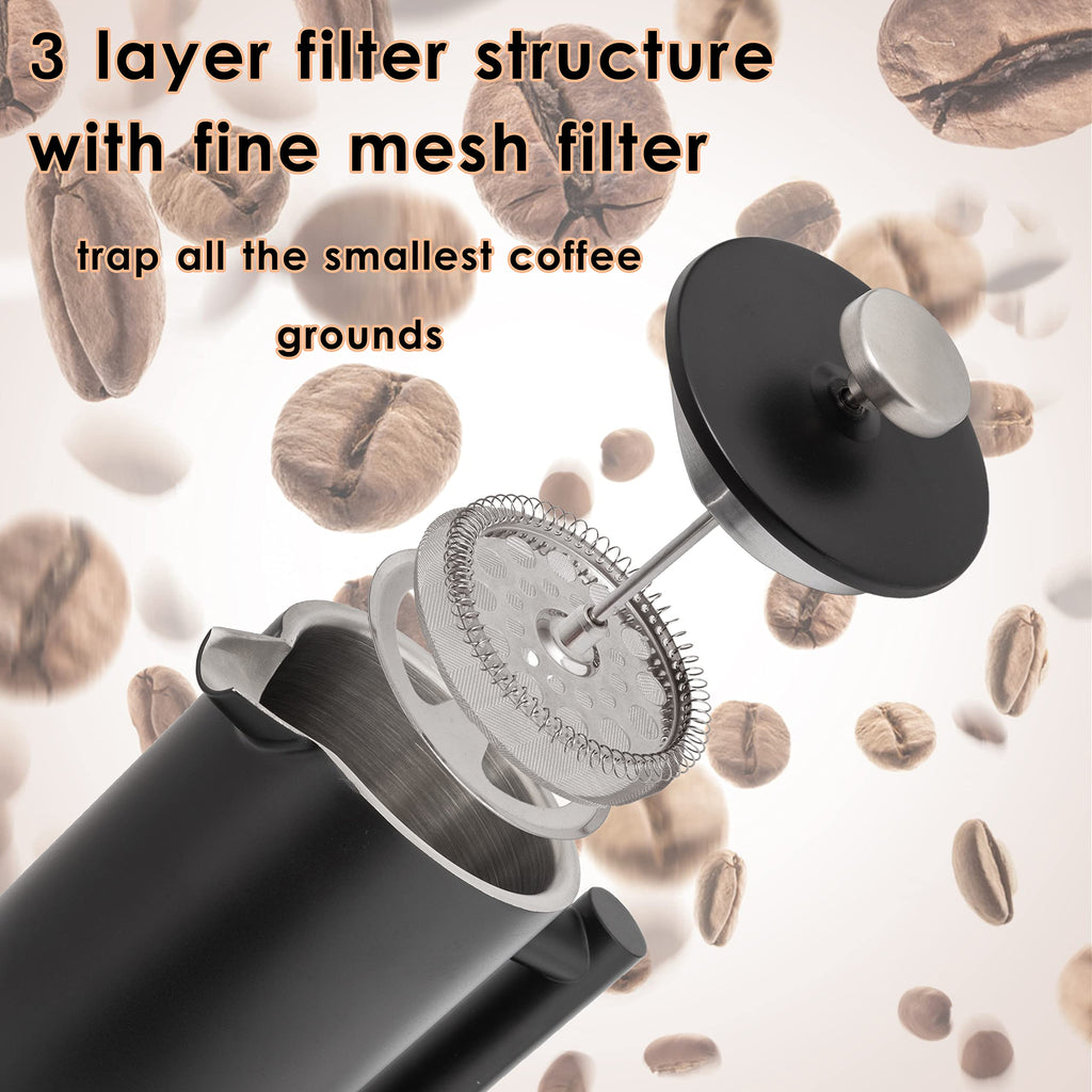 26 Oz Stainless Steel French Press G1625