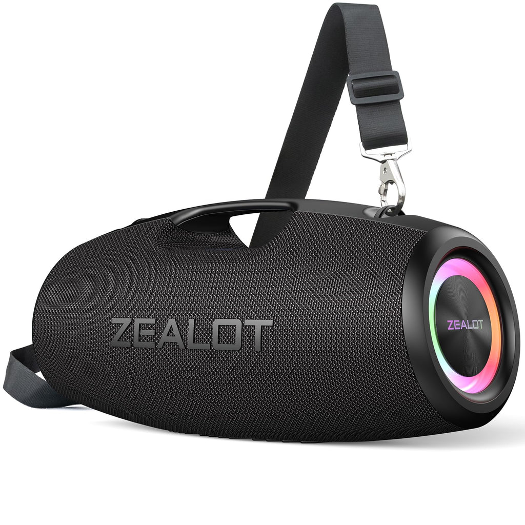 Black 120W Portable Waterproof Bluetooth Speaker P874028