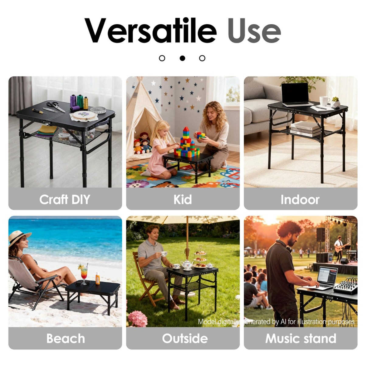 Folding TV Trays Side Table T693011