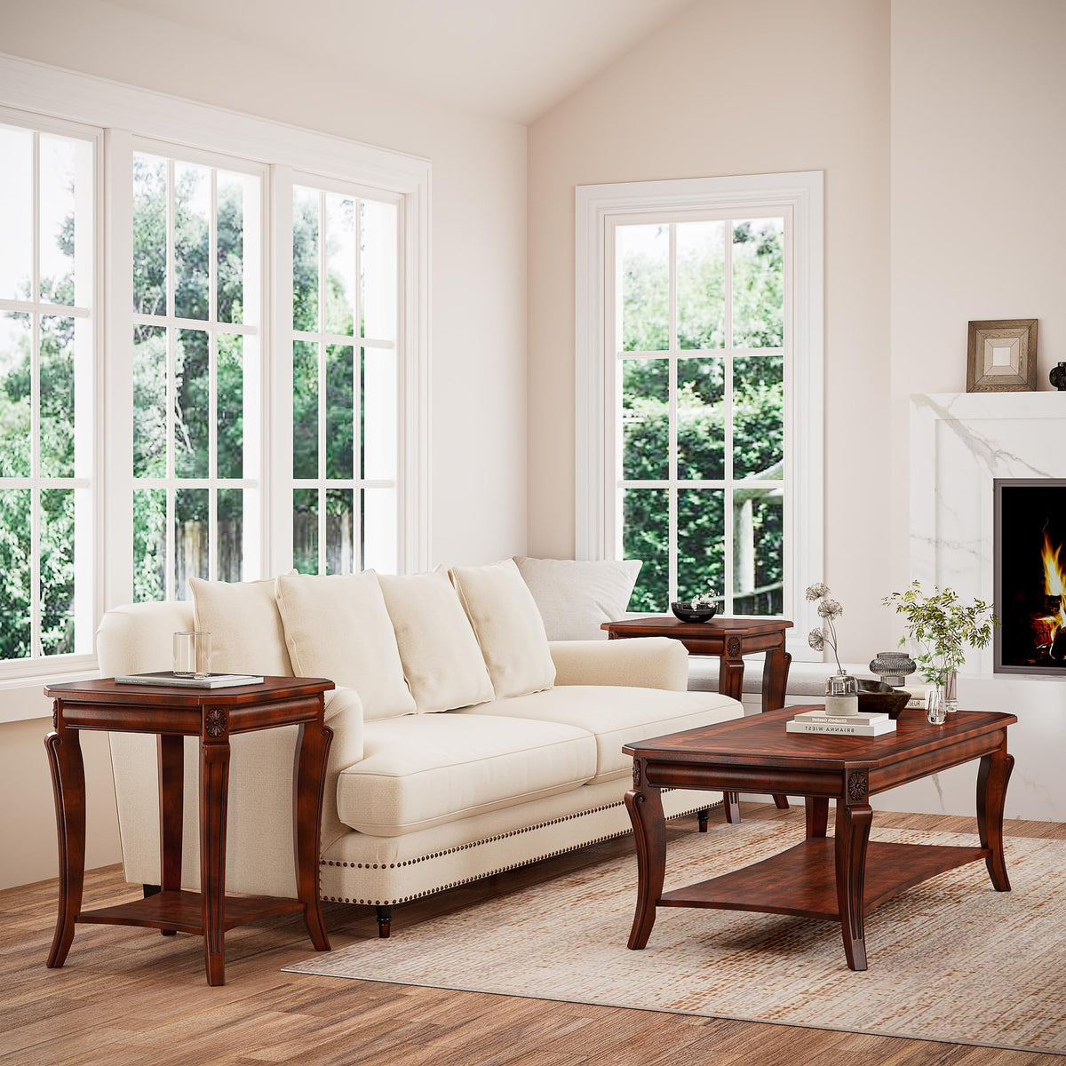 Rectangle Solid Wood Coffee Table H330