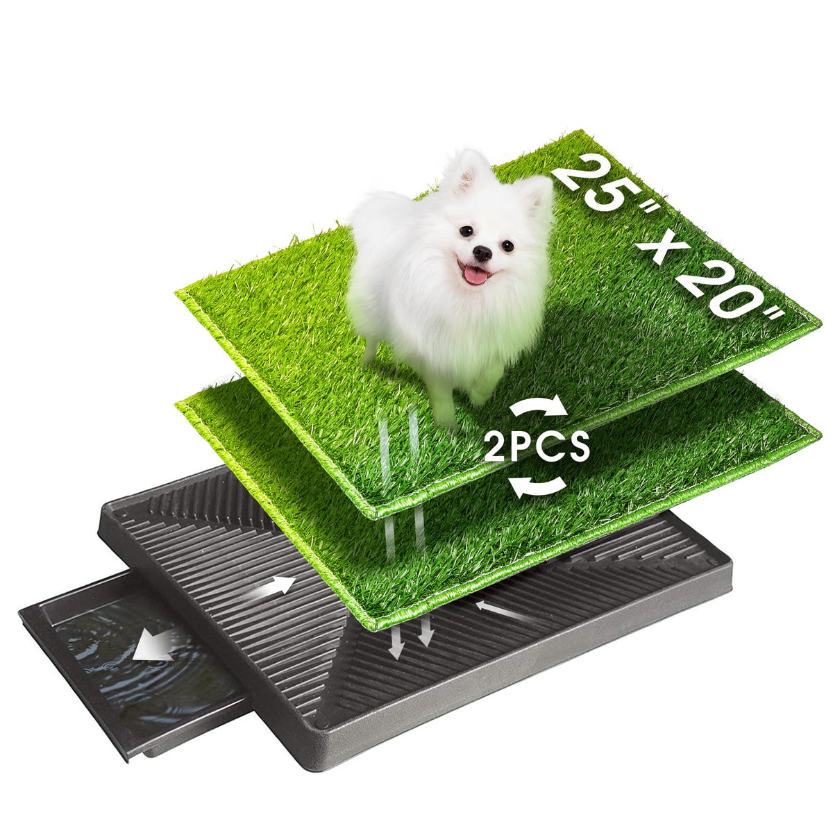 Dog Toilet Indoor Puppy Training Pad 25''x20'' E2254