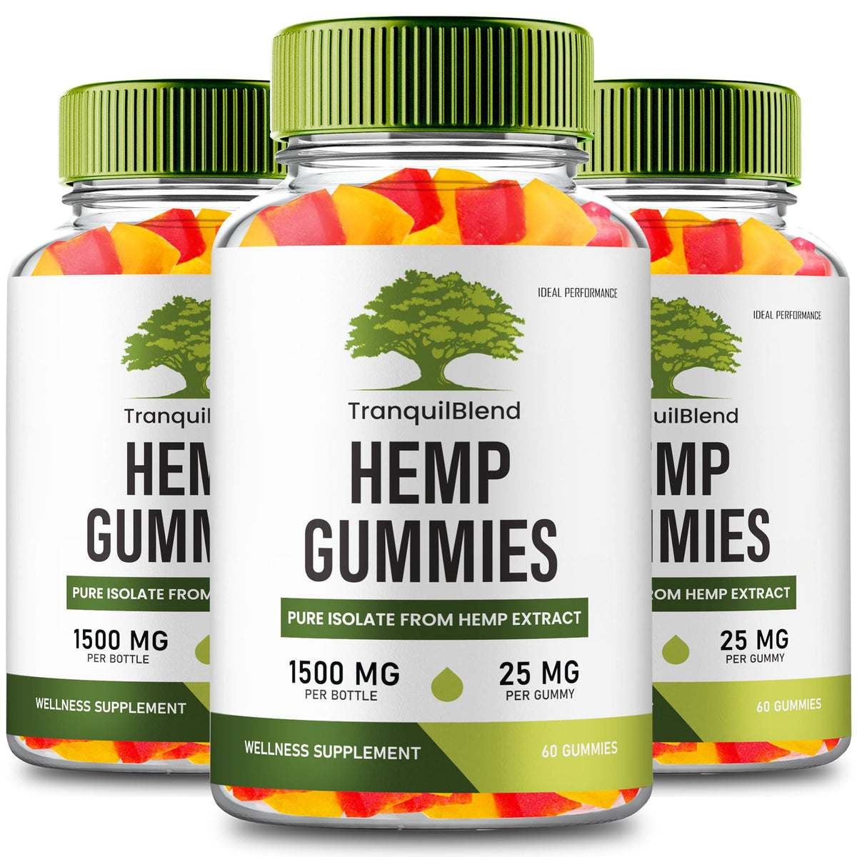 Hemp Gummies with Hemp Seeds Organic Extract 3 Pack P666