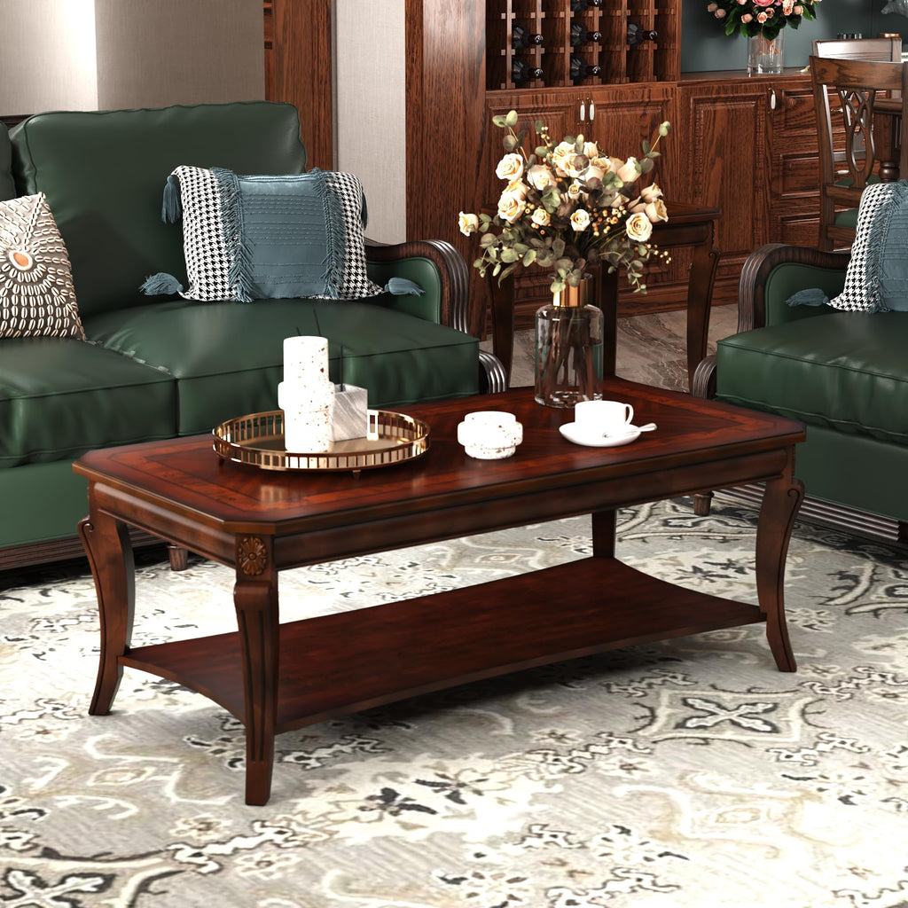 Rectangle Solid Wood Coffee Table H330