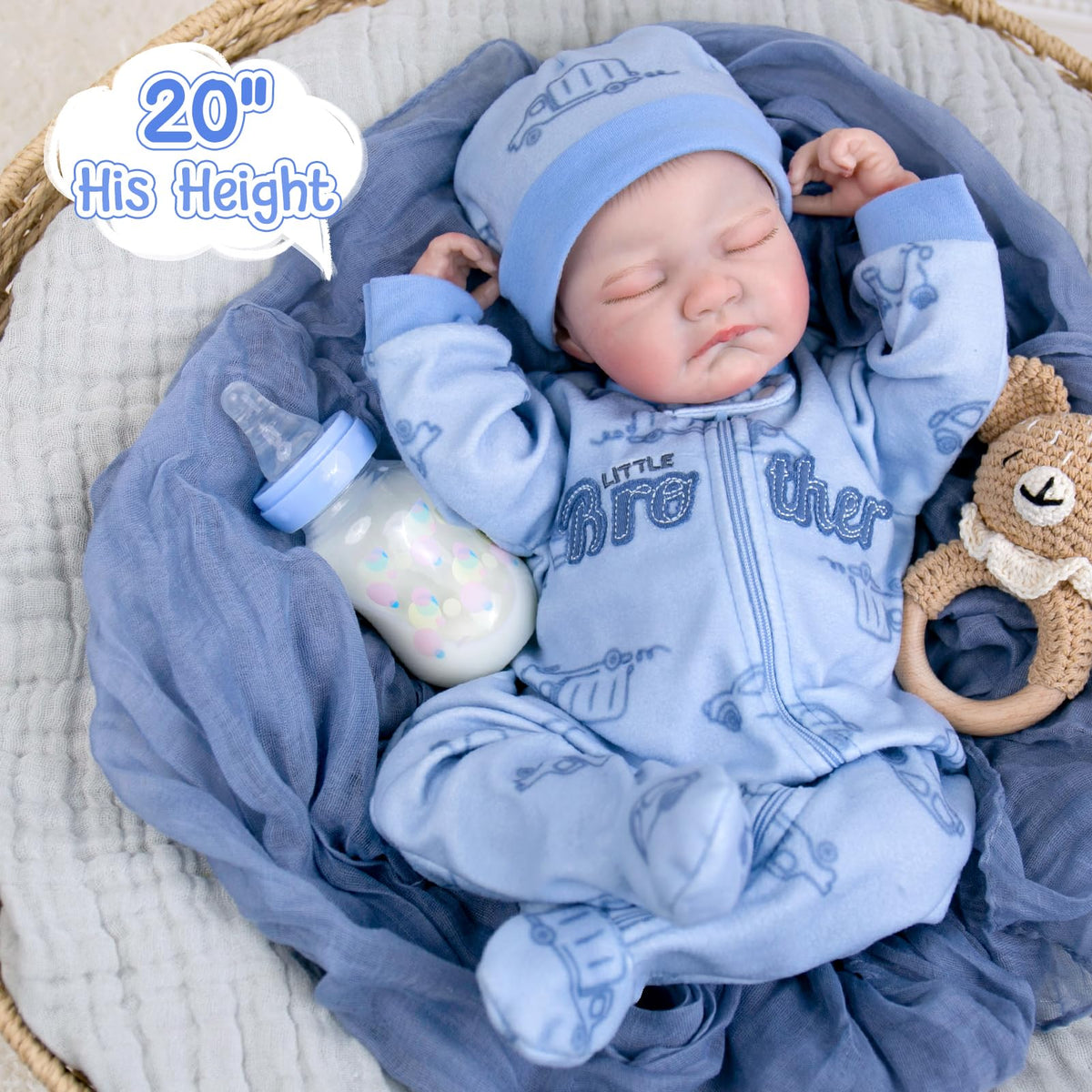 20-Inch Sleeping Baby Doll A8563