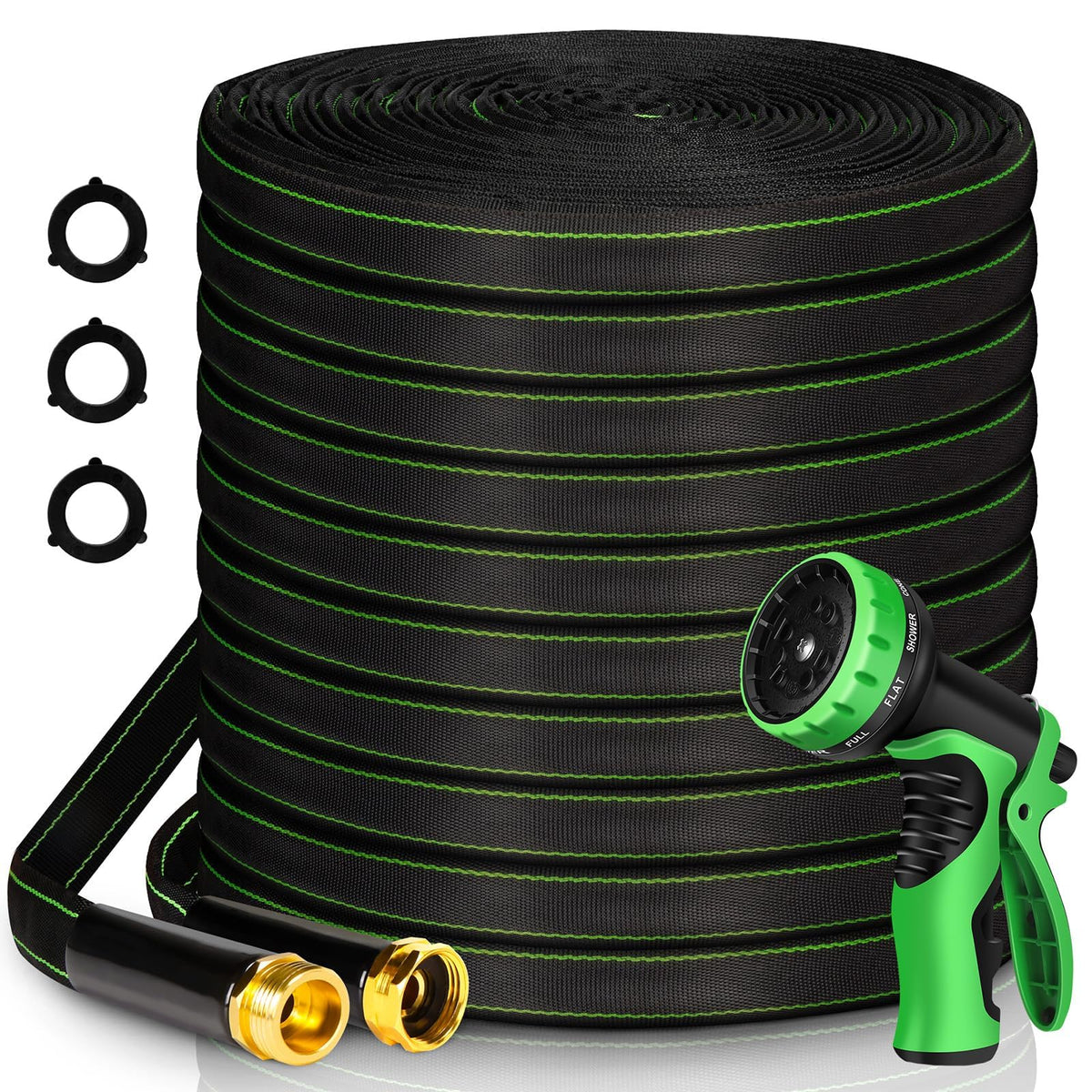 100 ft Heavy Duty Non-Expandable Garden Hose T490
