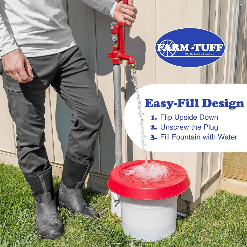3 Gallon Plastic Poultry Waterer N856755