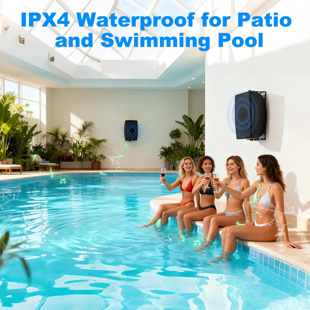 8 Inch 600W Passive Waterproof Wired Outdoor Speakers E8982