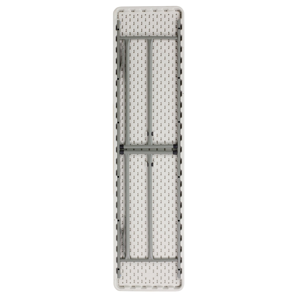 10 Pack 6-Foot Granite White Plastic Folding Table U4715