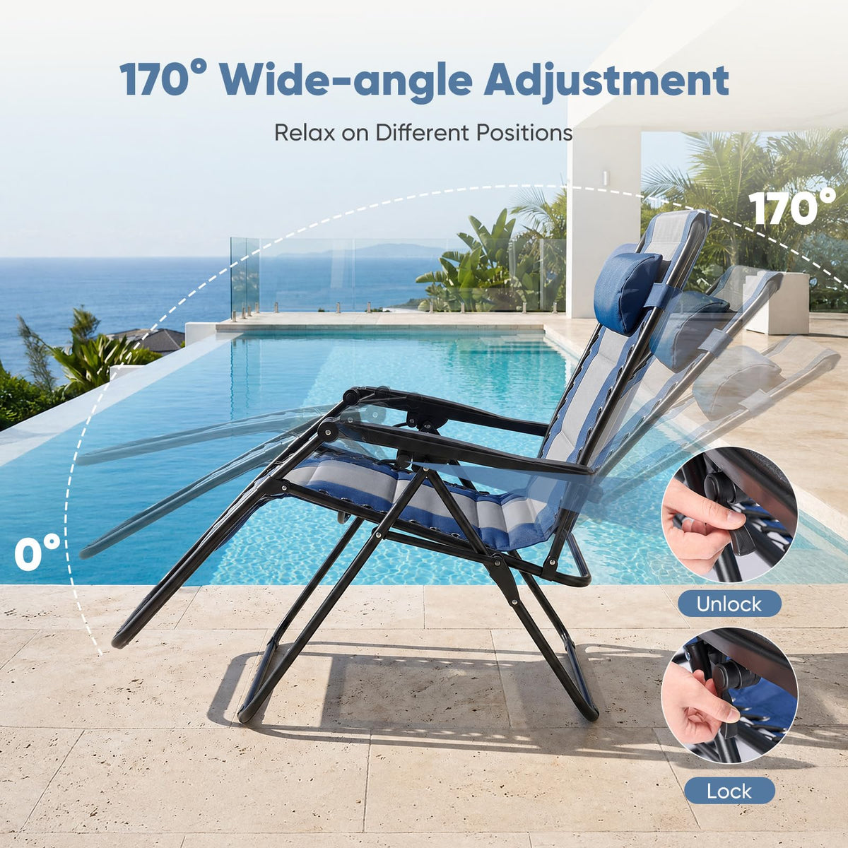 Zero Gravity Chairs Set of 2 I944