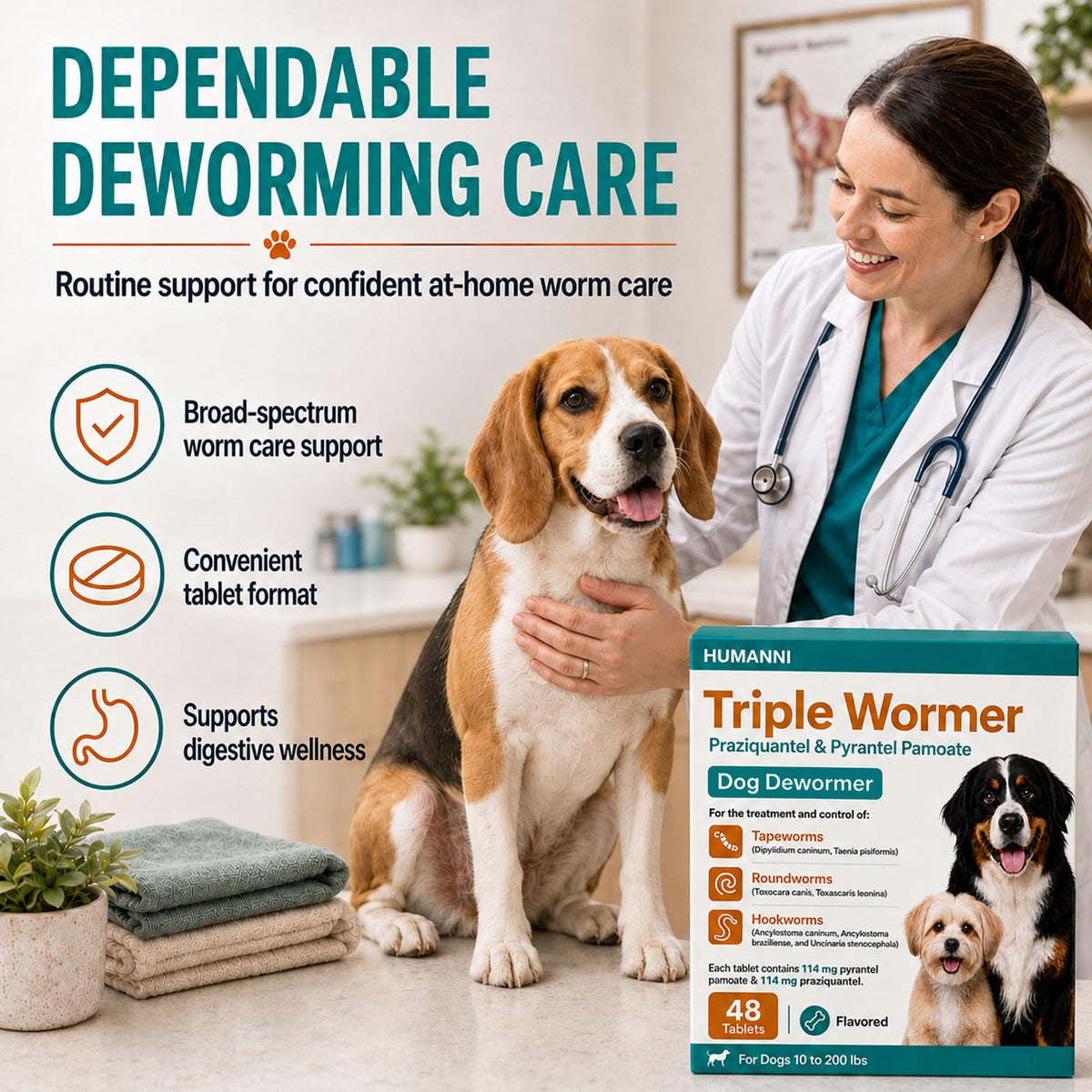 Dog Dewormer 48 Count J450930