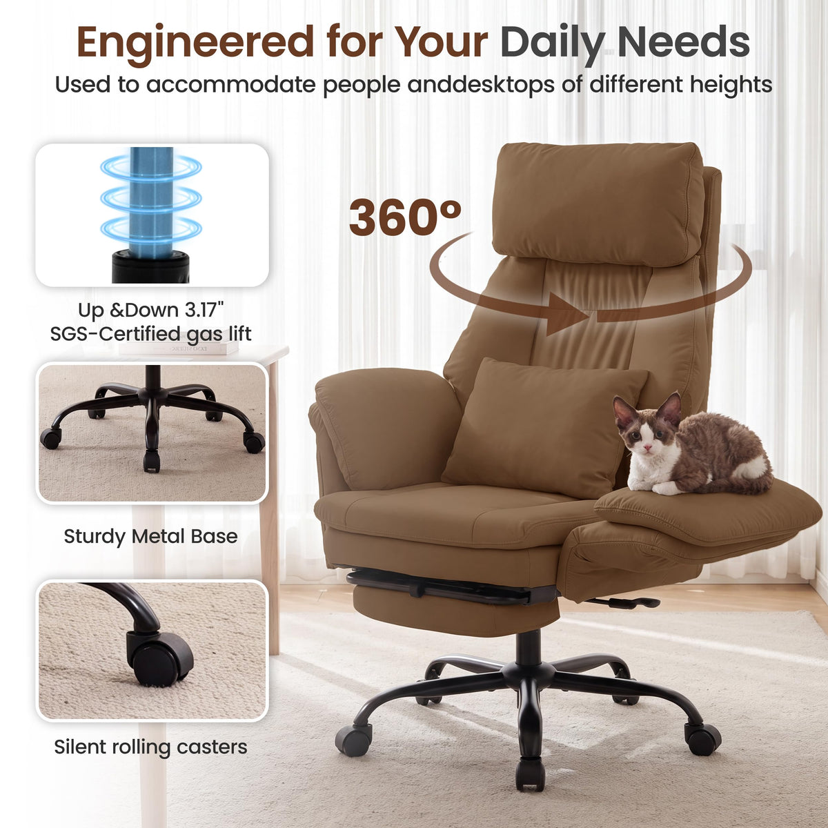 Criss Cross Office Chair with Massage Z5190