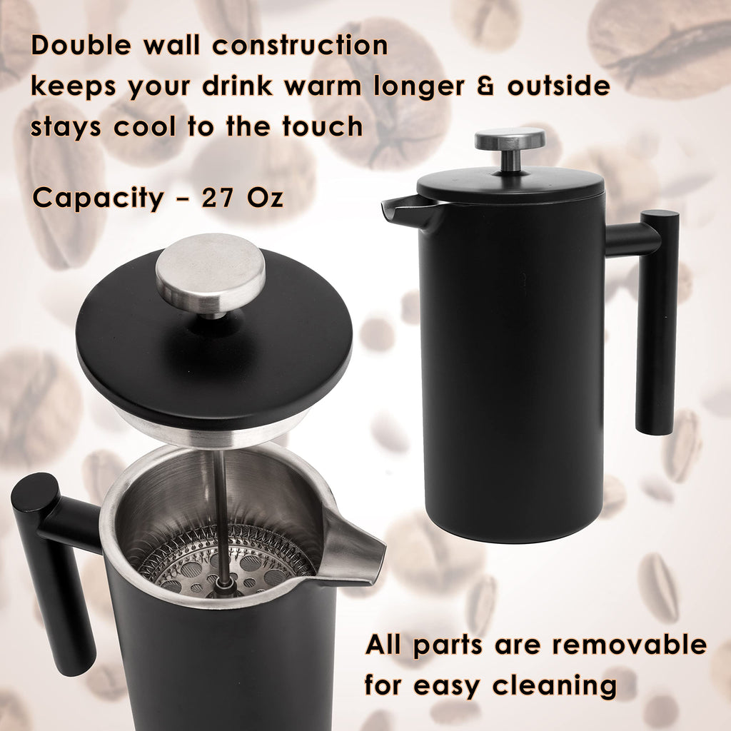 26 Oz Stainless Steel French Press G1625