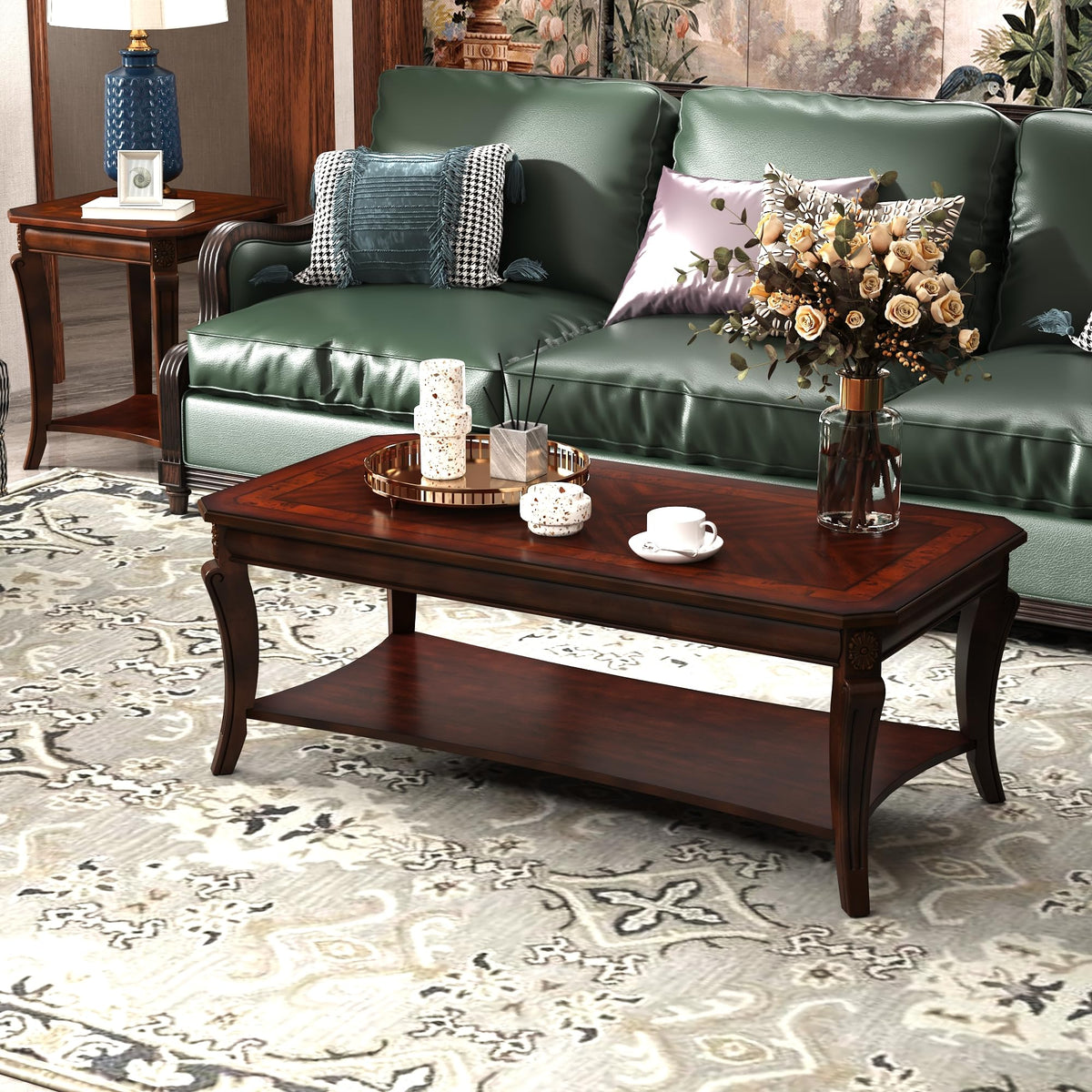 Rectangle Solid Wood Coffee Table H330