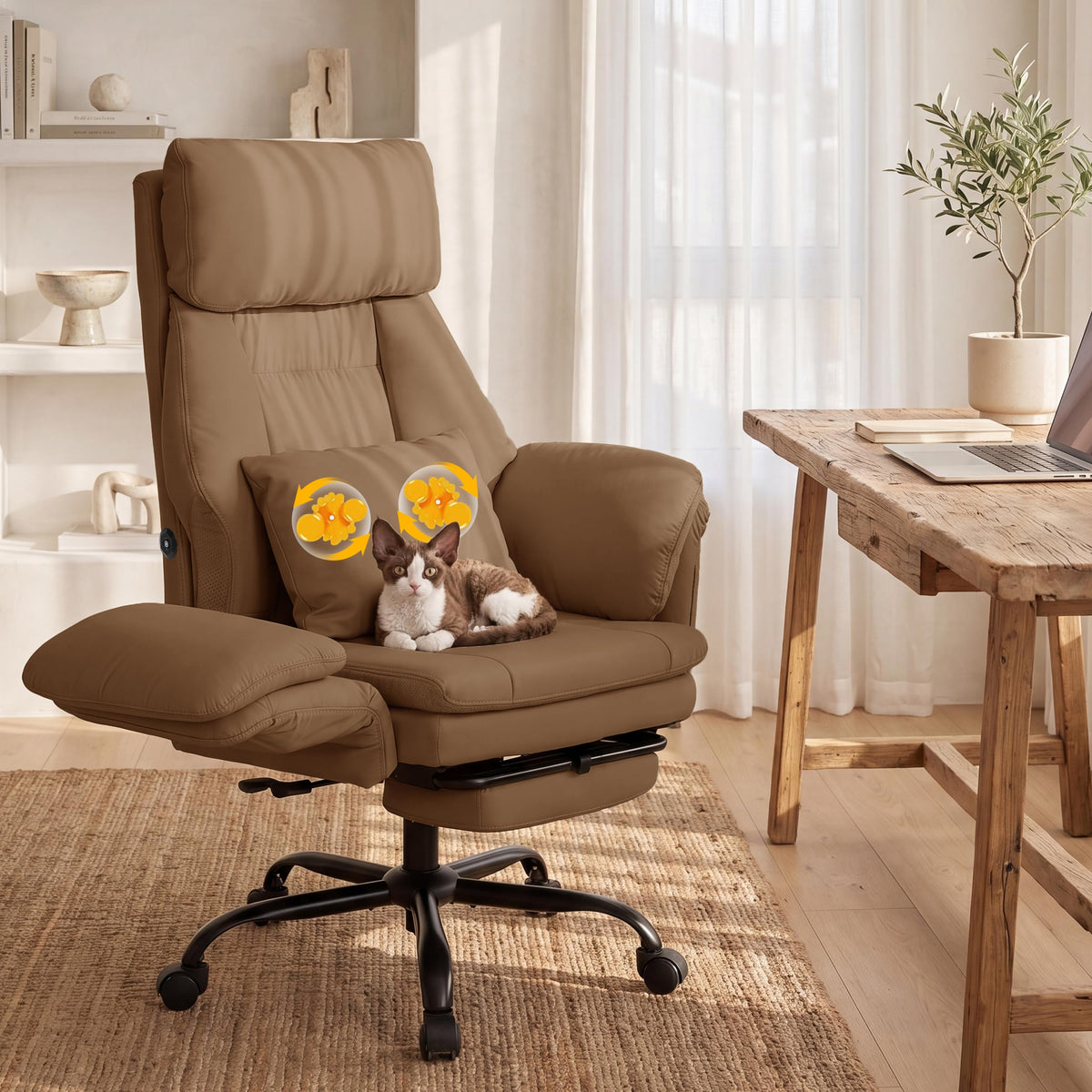 Criss Cross Office Chair with Massage Z5190