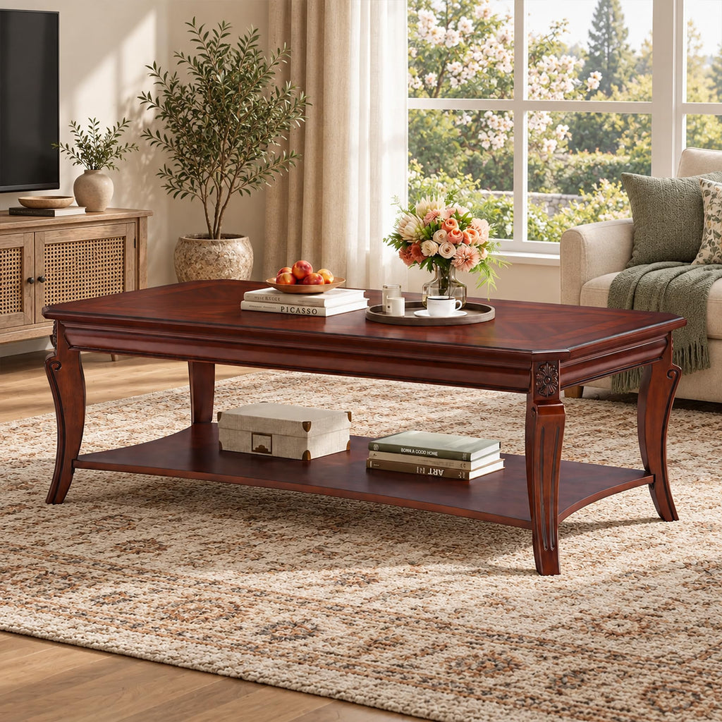 Rectangle Solid Wood Coffee Table H330